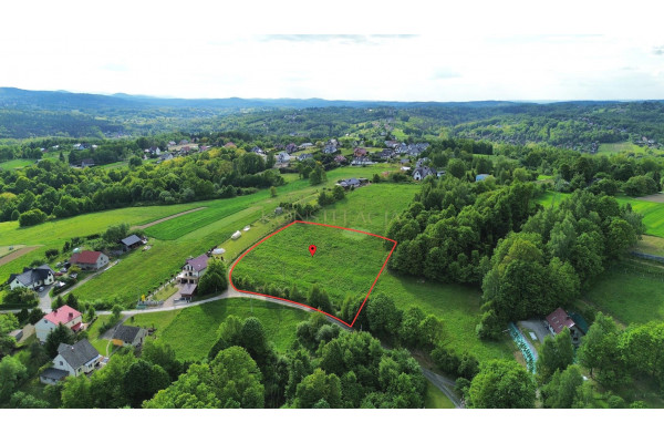 Krzyszkowice, Myślenice, Działka na sprzedaż